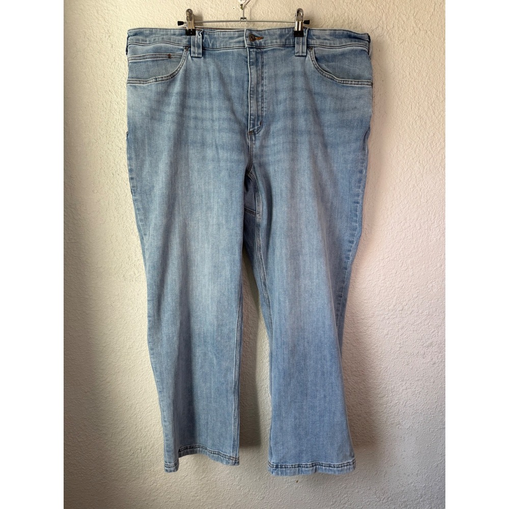Duluth Ballroom Double Flex Jeans Relaxed Fit Light Wash Workwear Mens 42x29